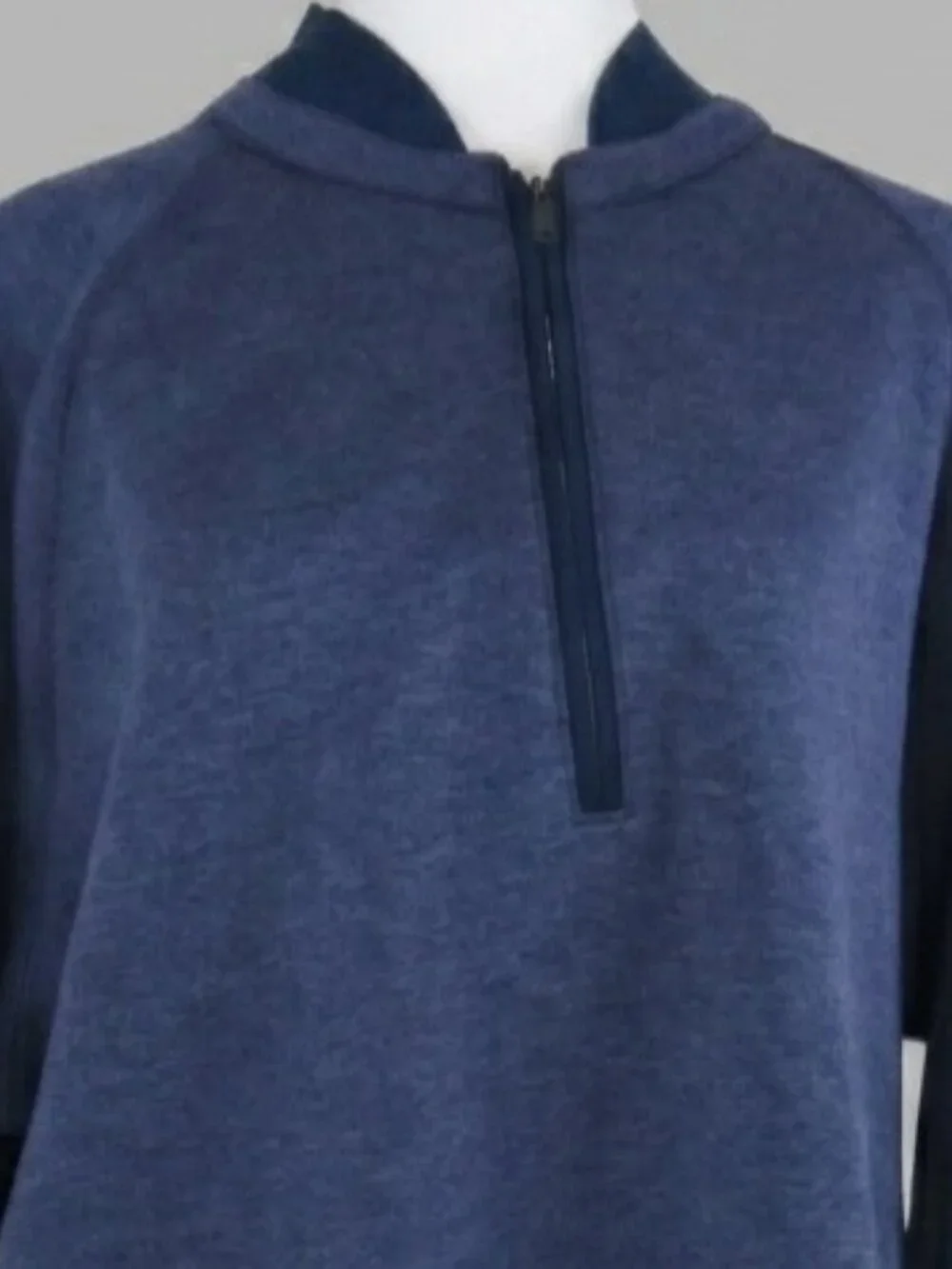 NWT Adidas Men's Navy Long-Sleeve1/4 Zip Pullover Golf Sweatshirt Size XL (C2138